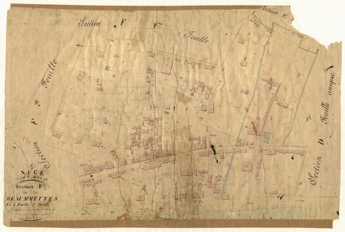 Baumettes. - Plan de section, VII-F3