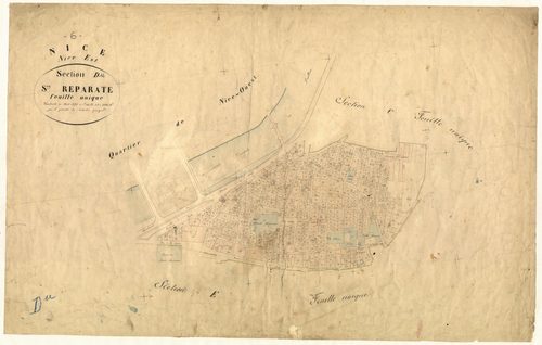 Sainte-Réparate. - Plan de section, VI-D