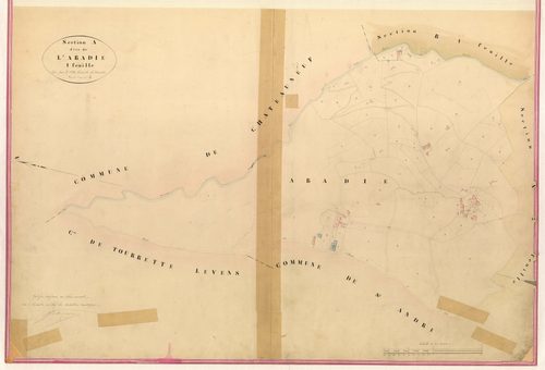 Abadie. - Plan de section, V-A1