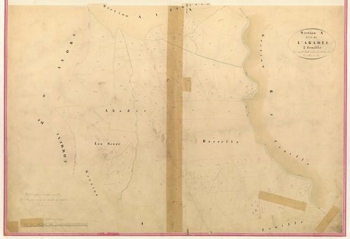 Abadie. - Plan de section, V-A2