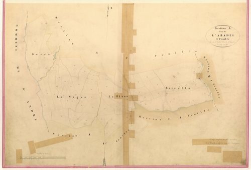 Abadie. - Plan de section, V-A3