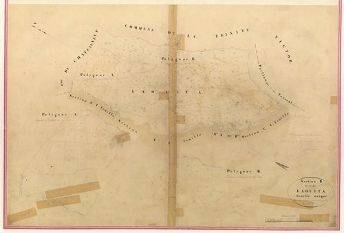 Laoueta. - Plan de section, V-B