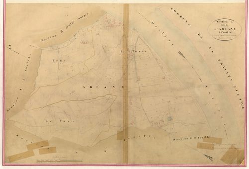 Ariane. - Plan de section, V-C1
