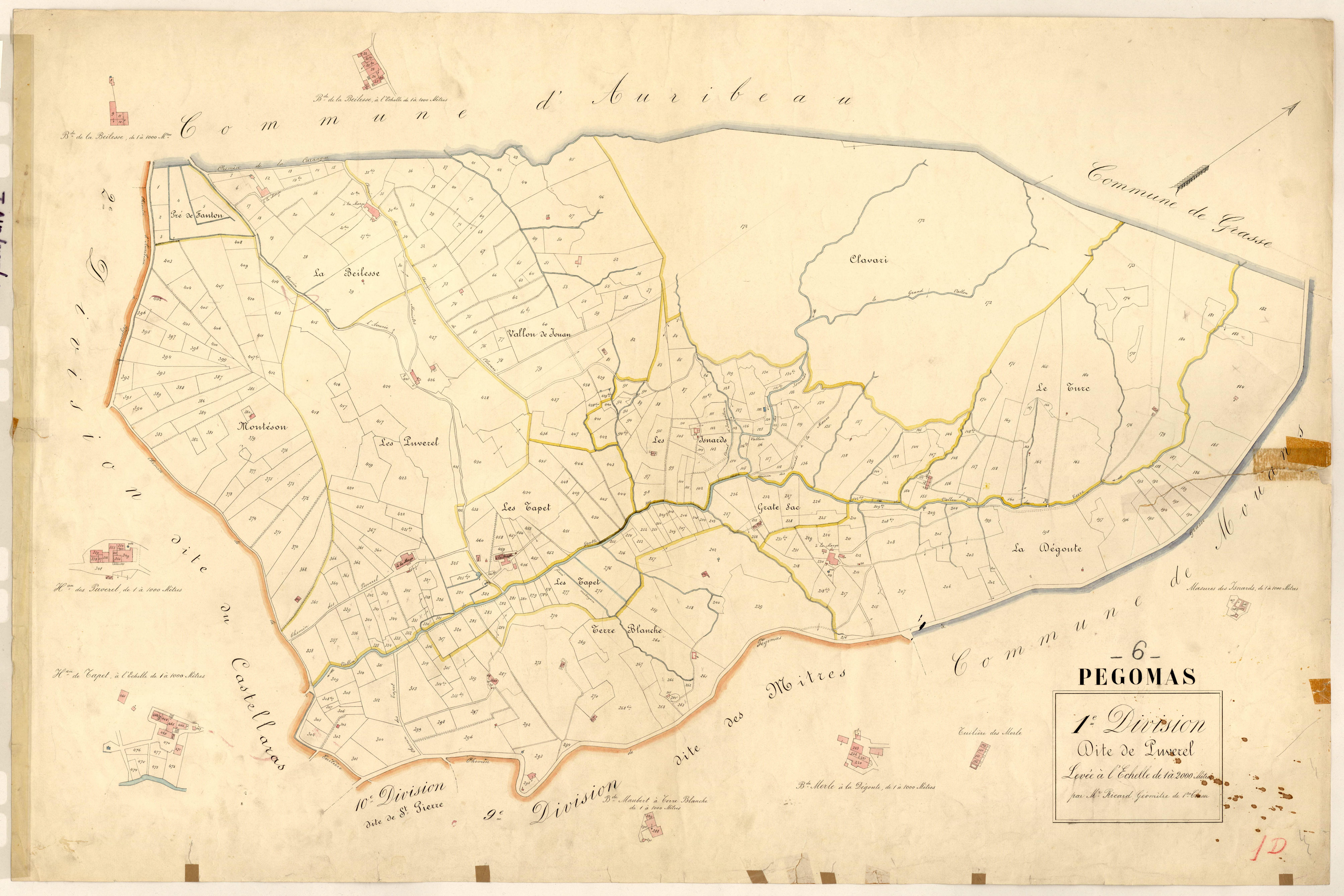 Puverel. - Plan de section, 1
