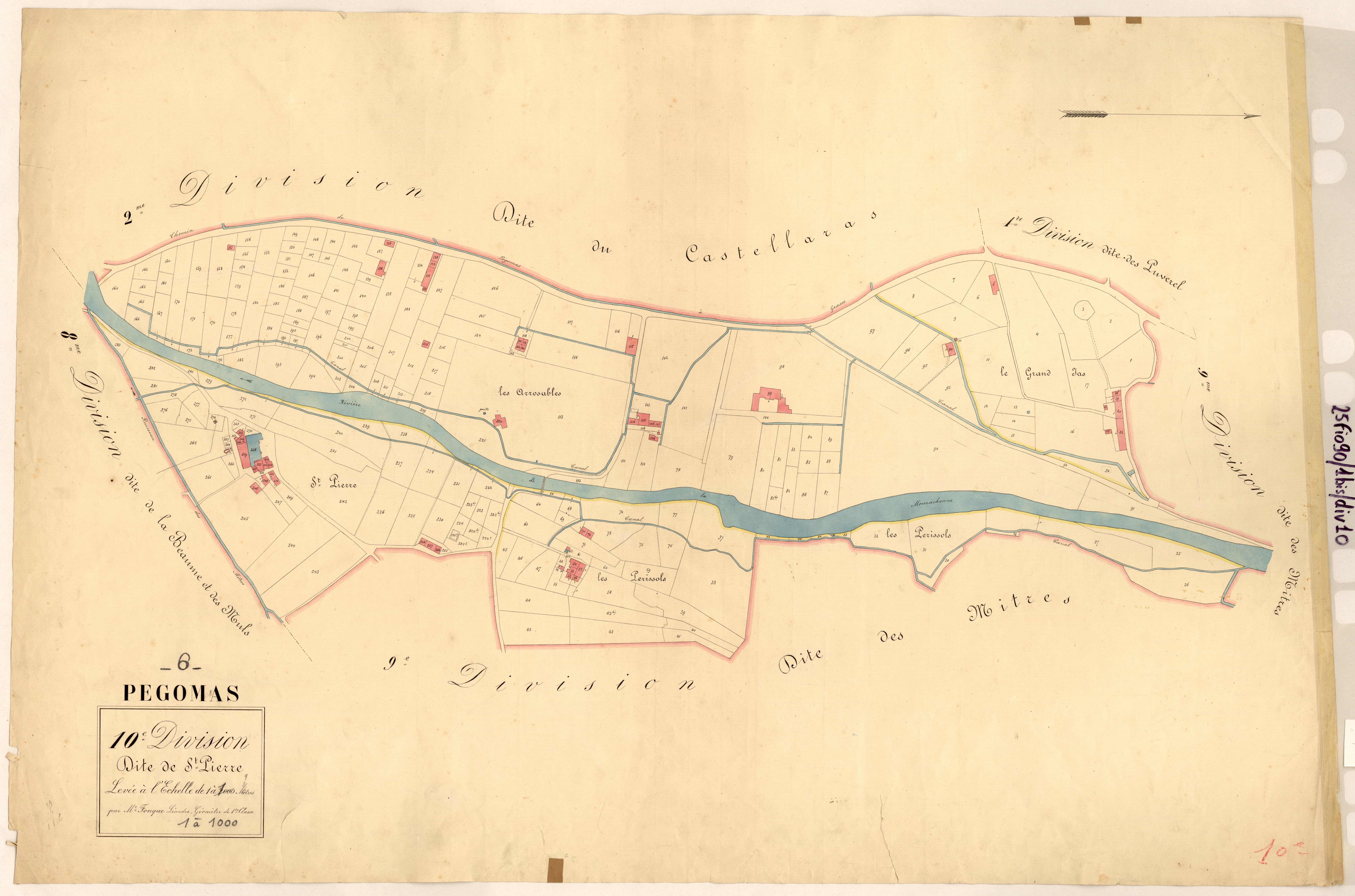 Saint-Pierre. - Plan de section, 10