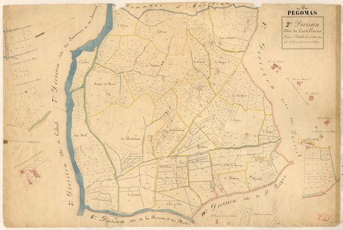 Le Castellaras. - Plan de section, 2
