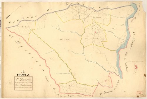 Les Sausseron et les Issaurat. - Plan de section, 7
