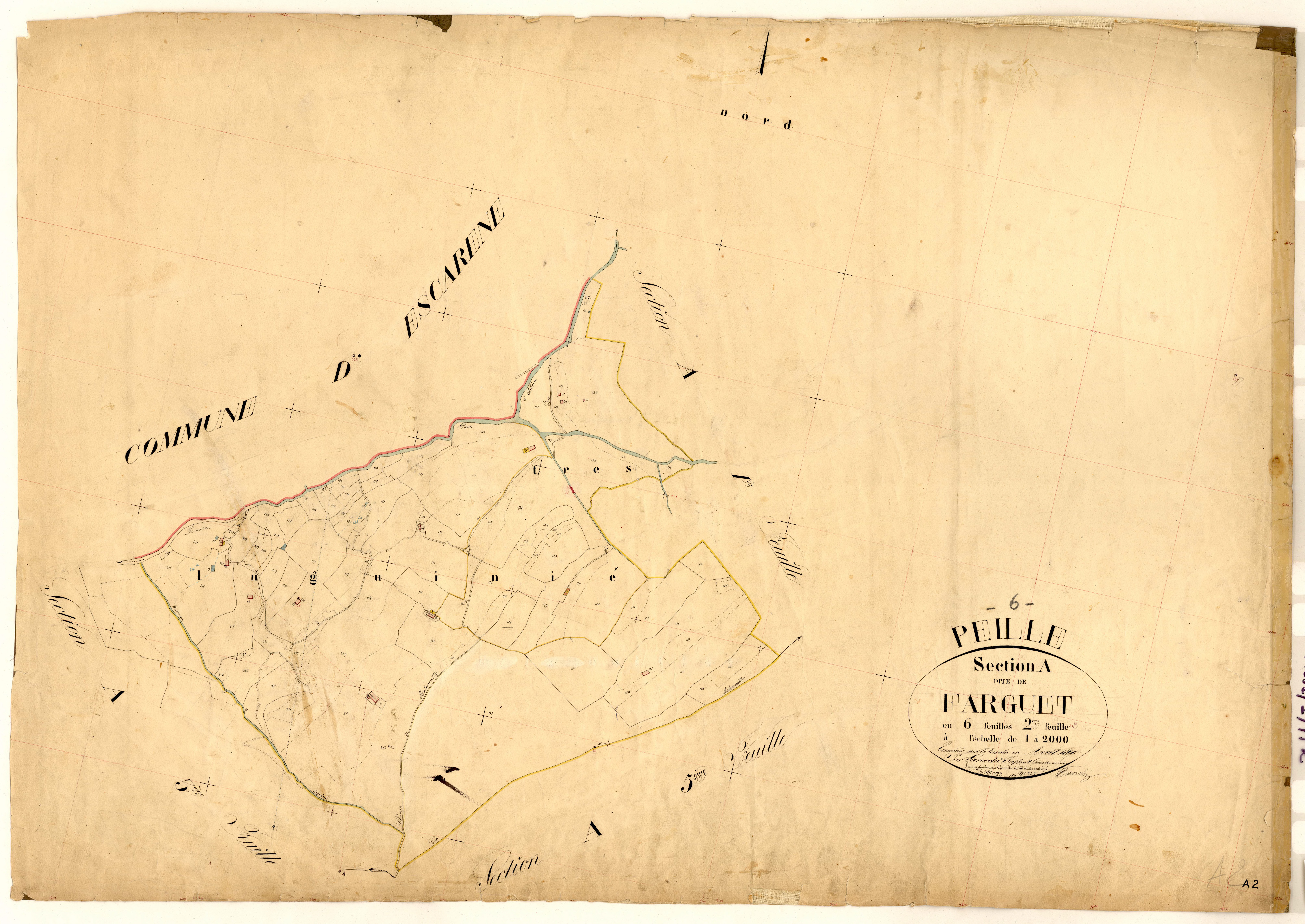 Farguet. - Plan de section, A2