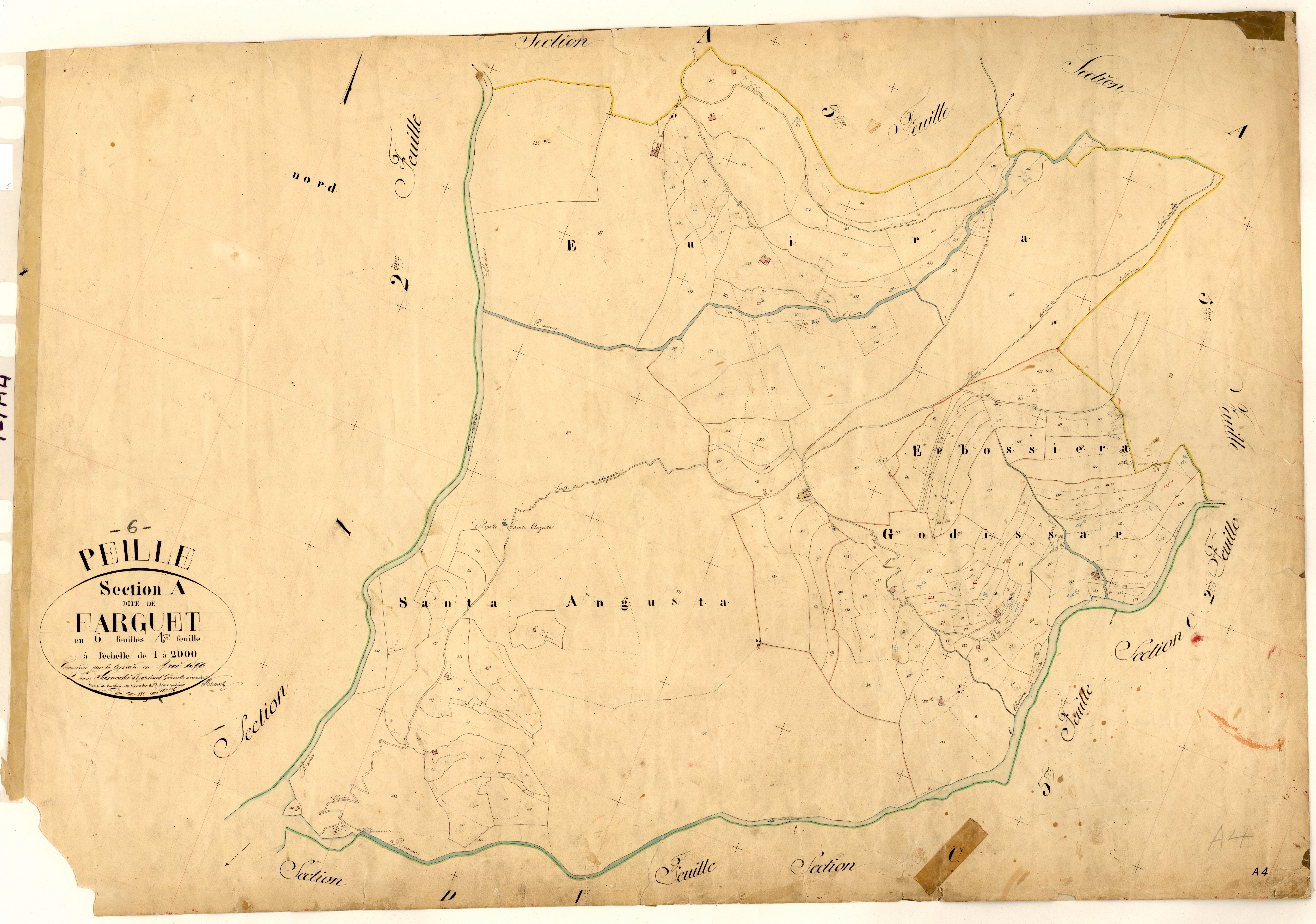 Farguet. - Plan de section, A4