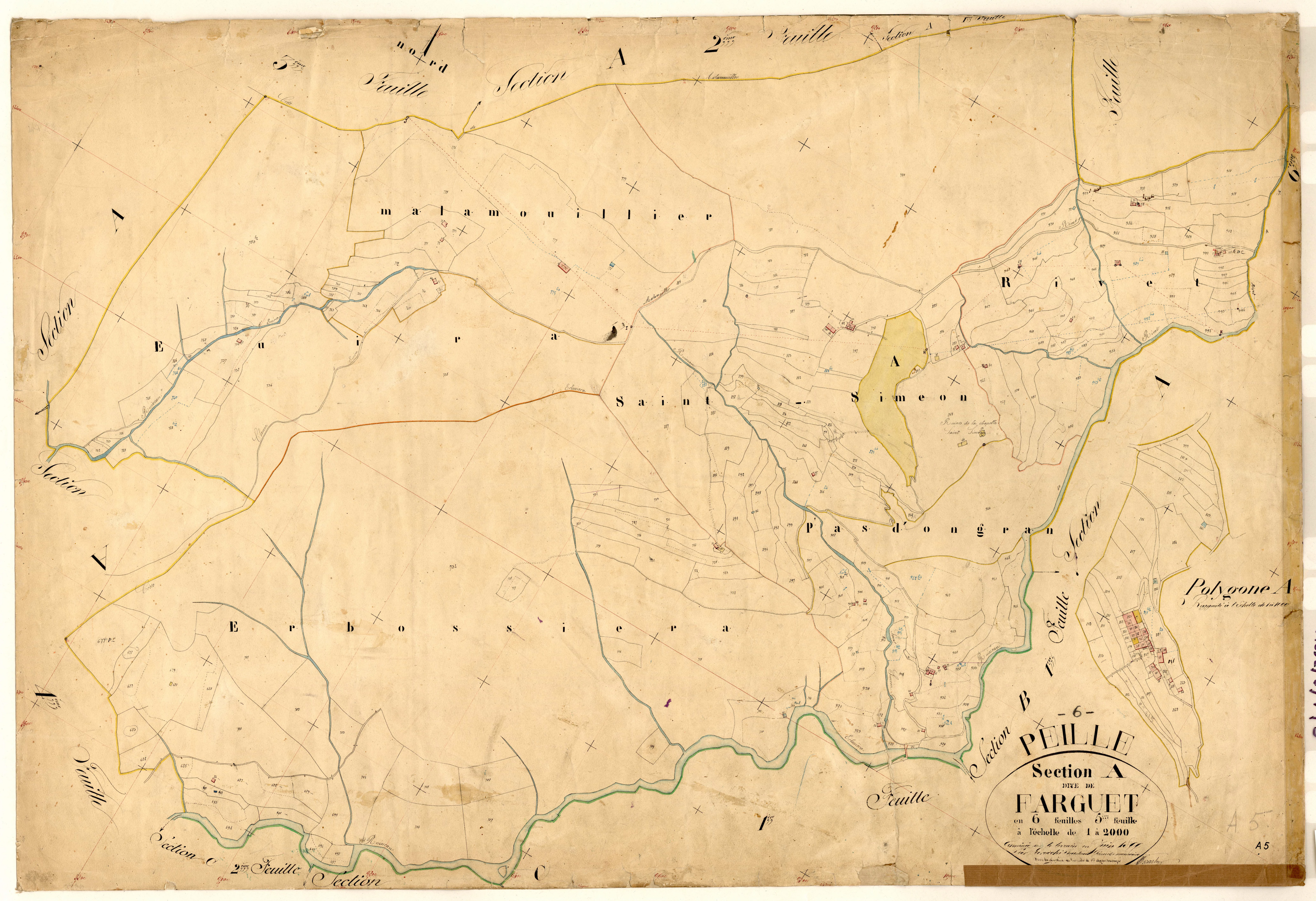 Farguet. - Plan de section, A5