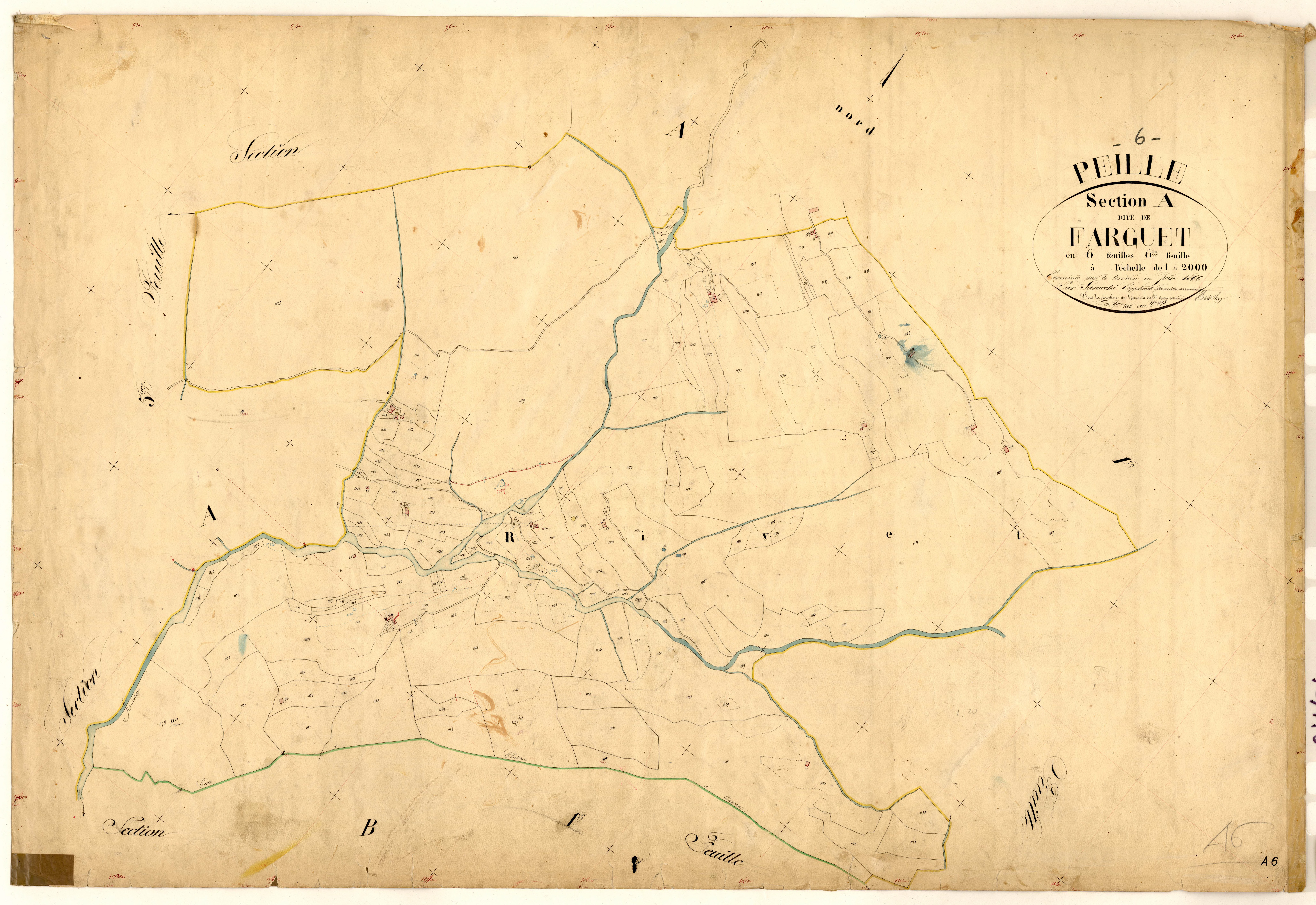 Farguet. - Plan de section, A6