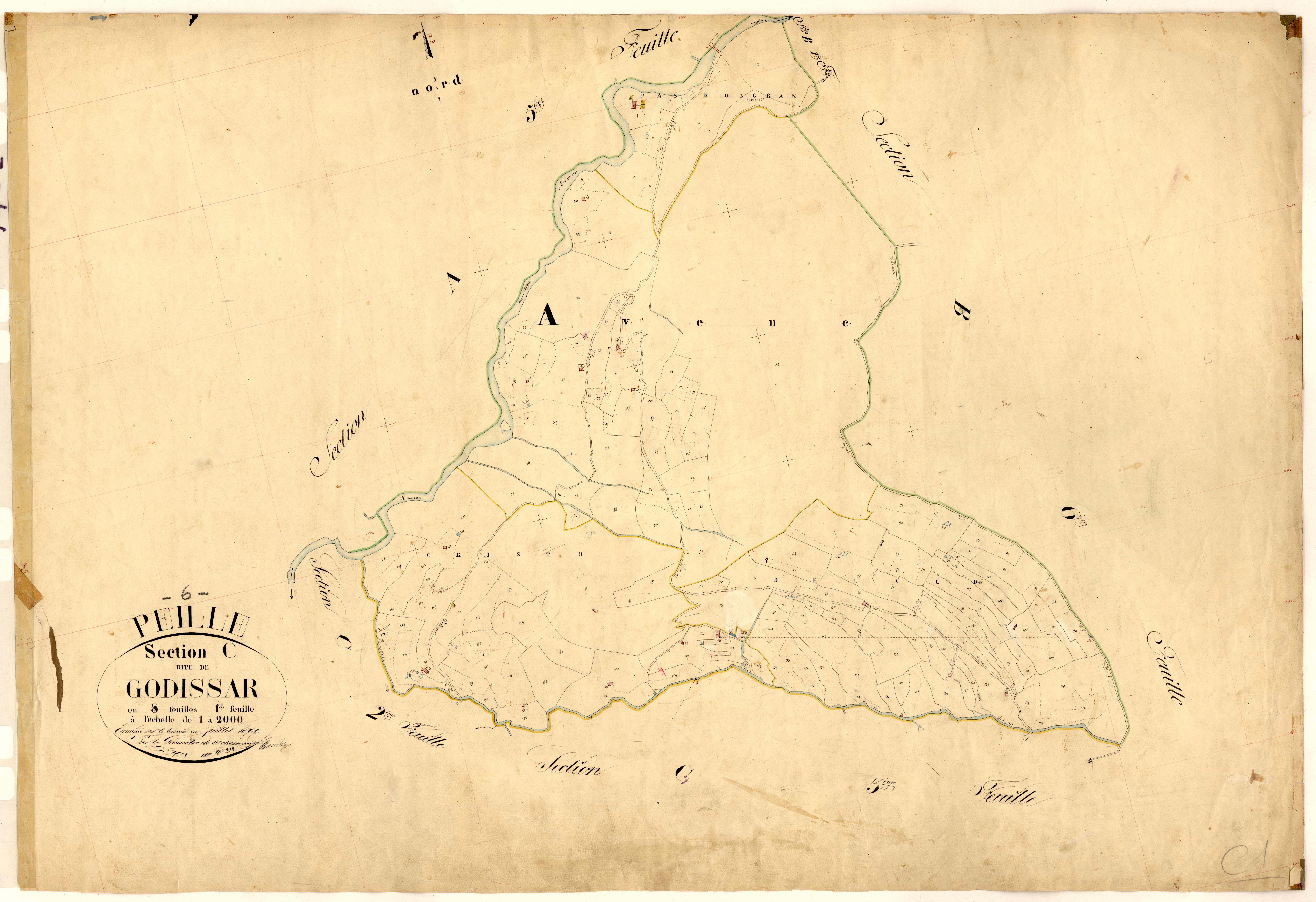 Godissar. - Plan de section, C1