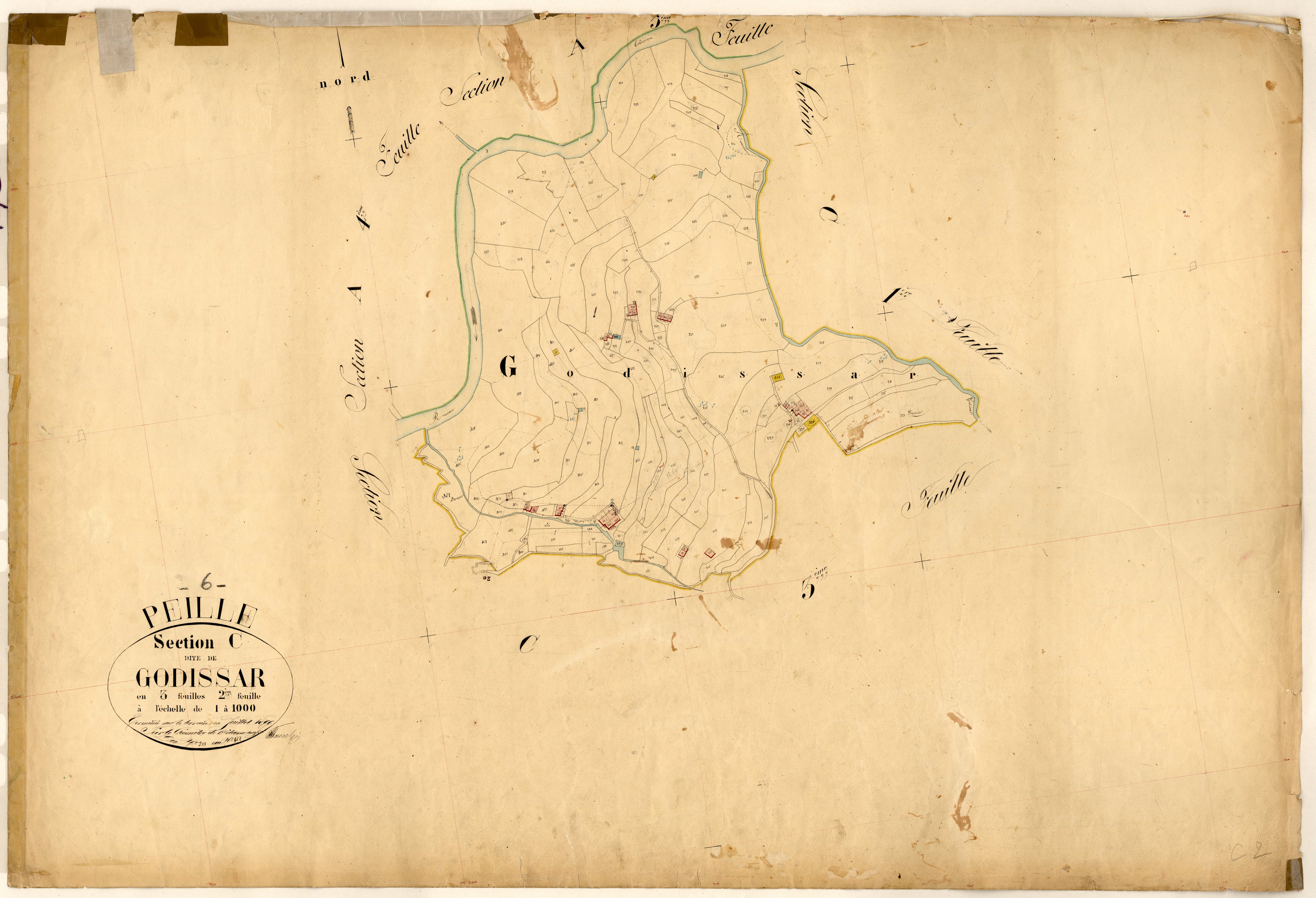 Godissar. - Plan de section, C2