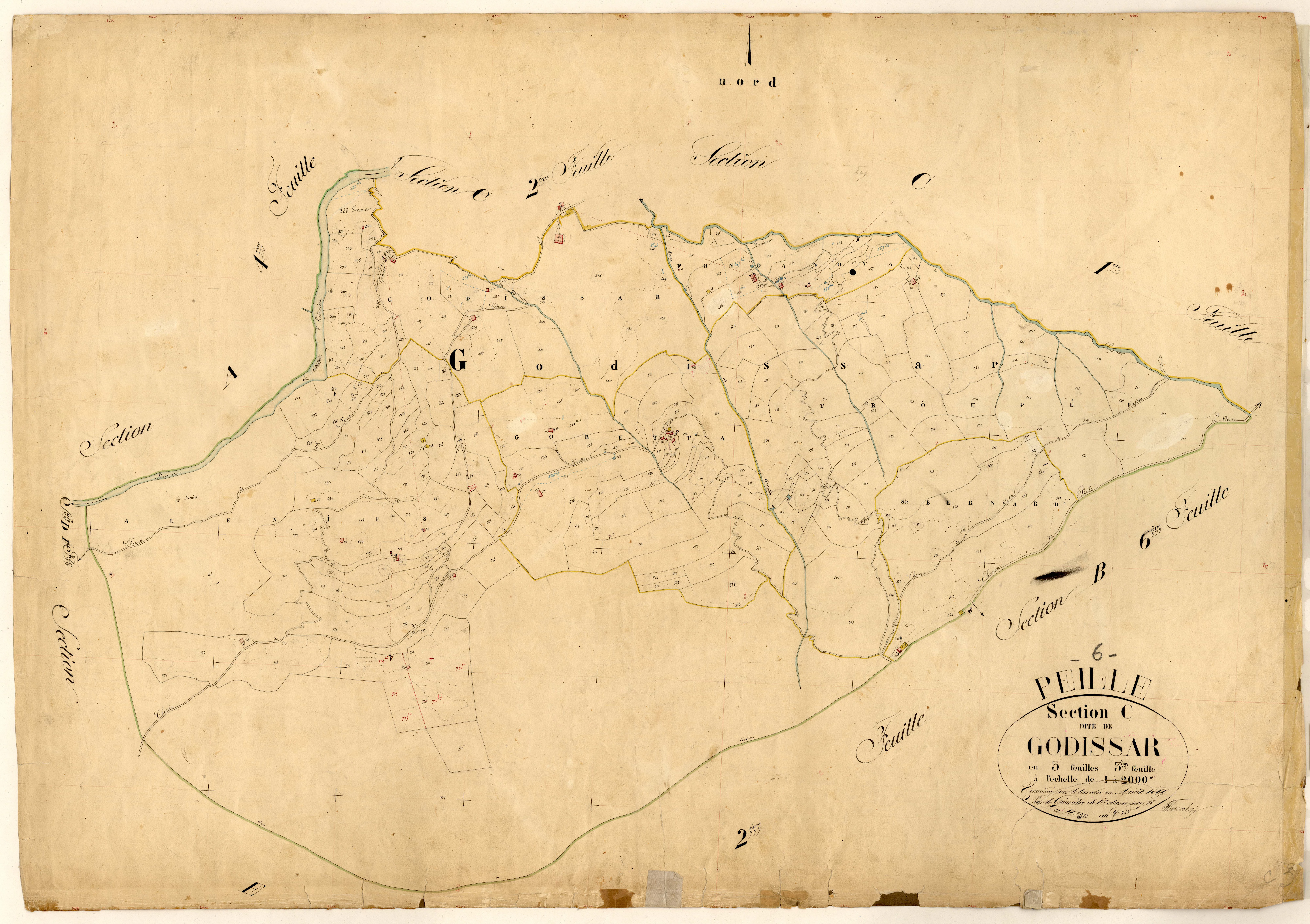 Godissar. - Plan de section, C3