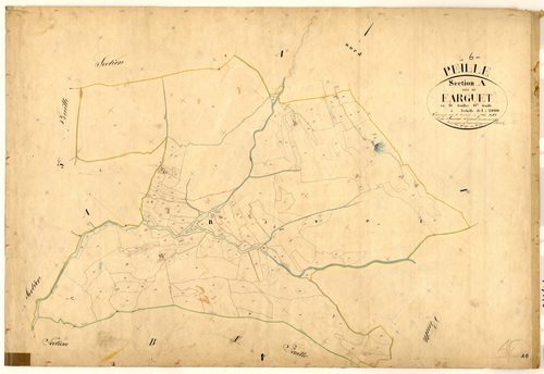 Farguet. - Plan de section, A6