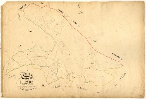L'Ours. - Plan de section, B3
