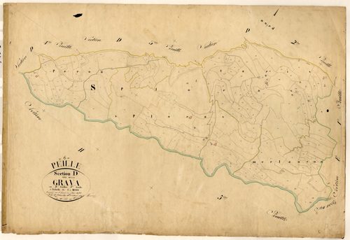 La Grava. - Plan de section, D5