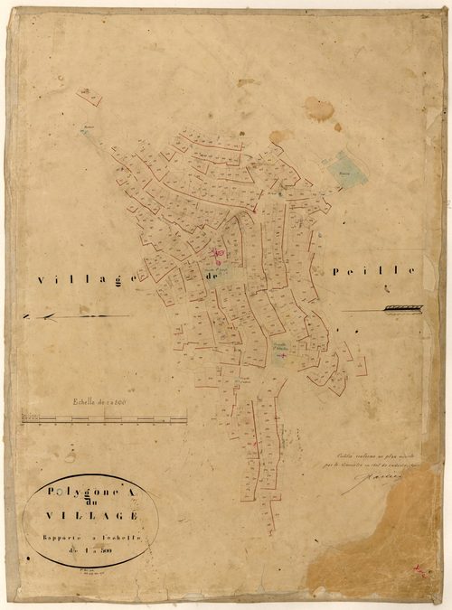 Le Village (développement). - Plan de section, E1(d)