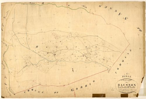 Bausson. - Plan de section, F2