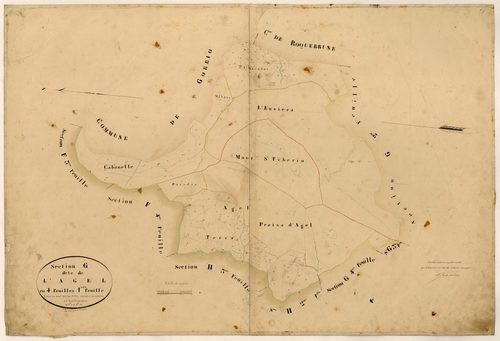 L'Agel. - Plan de section, G1