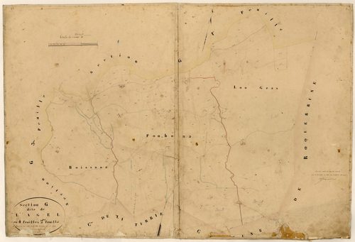 L'Agel. - Plan de section, G2