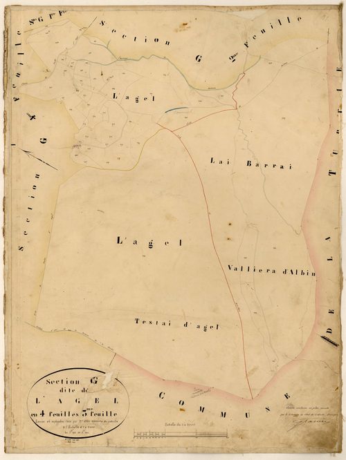 L'Agel. - Plan de section, G3