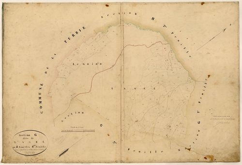 L'Agel. - Plan de section, G4