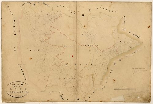 Lacs. - Plan de section, H2