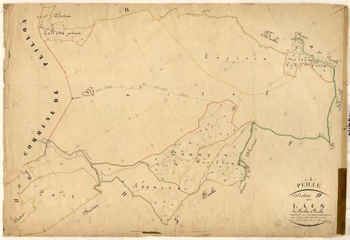 Lacs. - Plan de section, H4
