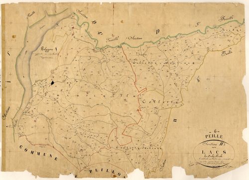 Lacs. - Plan de section, H5