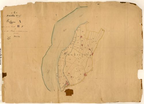 Lacs (développement). - Plan de section, H5(d)