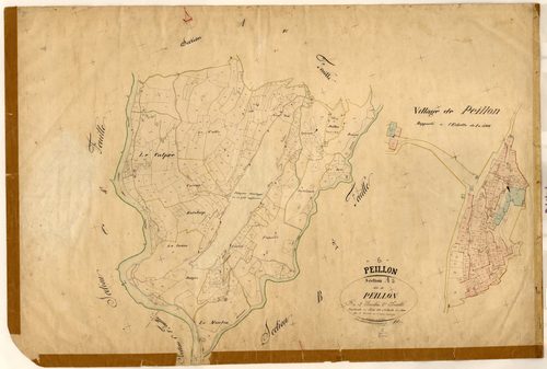 Peillon. - Plan de section, A2