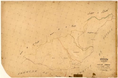 Sainte-Thècle. - Plan de section, B1