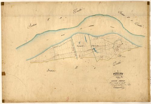 Sainte-Thècle. - Plan de section, B3