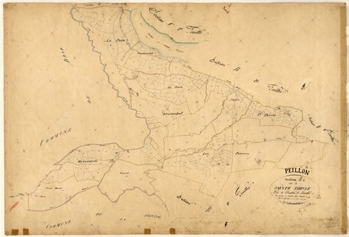Sainte-Thècle. - Plan de section, B4