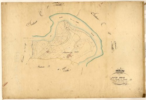Sainte-Thècle. - Plan de section, B5