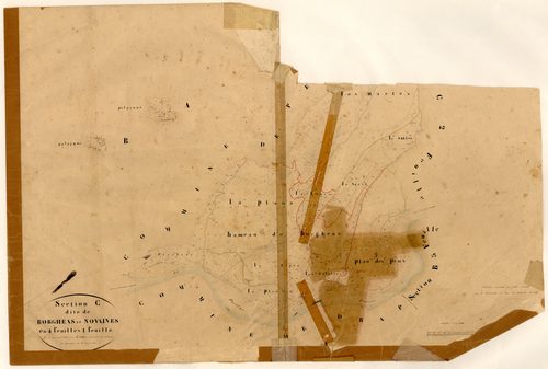 Borgheas et Novaines. - Plan de section, C1