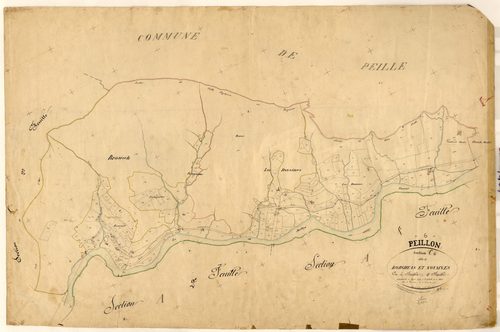Borgheas et Novaines. - Plan de section, C4