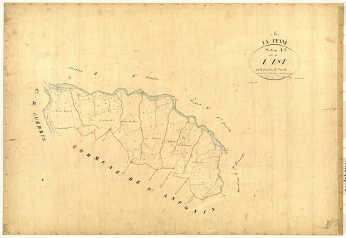 L'Est. - Plan de section, A3