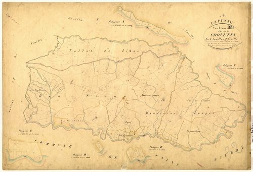 La Crouetta. - Plan de section, B2