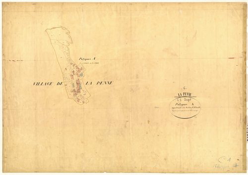 Le Village (développement). - Plan de section, C1(d)