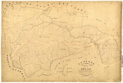 Le Village. - Plan de section, C2