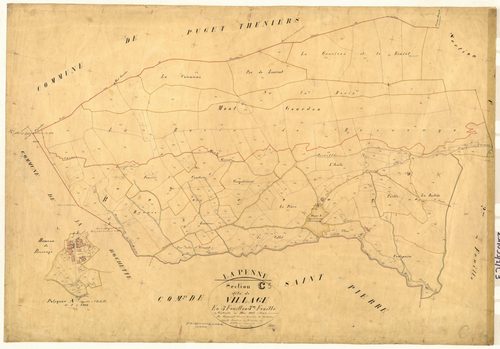 Le Village. - Plan de section, C3
