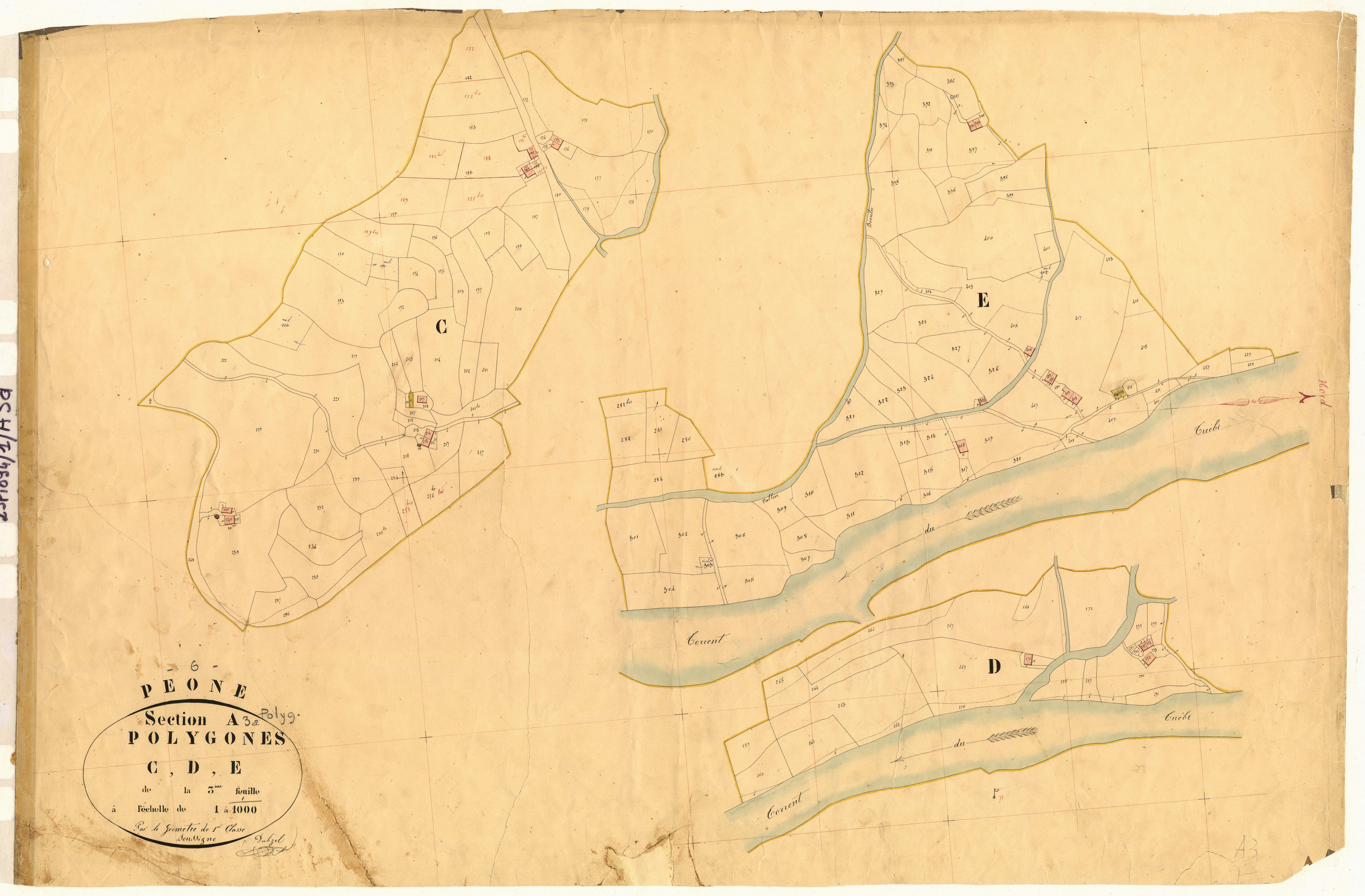 Saint-Jean (développement). - Plan de section, A3(d)