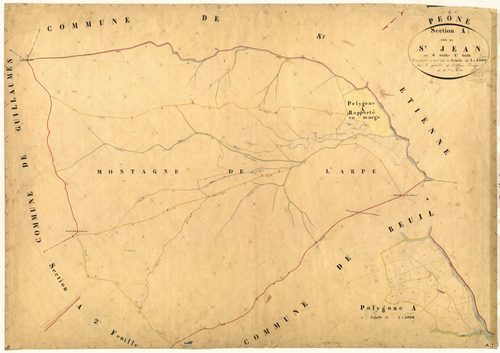 Saint-Jean. - Plan de section, A1