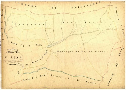 Saint-Jean. - Plan de section, A2