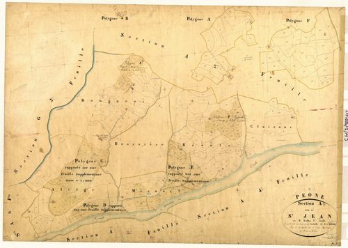 Saint-Jean. - Plan de section, A3
