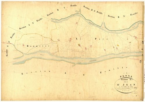 Saint-Jean. - Plan de section, A5