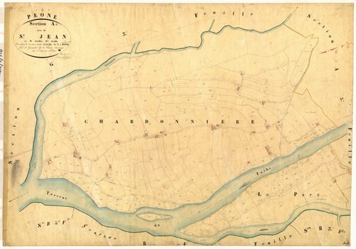 Saint-Jean. - Plan de section, A6