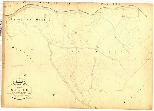 La Gombe. - Plan de section, B1